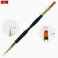 New Glitter Handle Nail Art Brush for Acrylic Powder 100% Nylon Manicure Acrylic Nails Round Nail Art Brush With Liquid 7 Sizes
