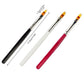 New Glitter Handle Nail Art Brush for Acrylic Powder 100% Nylon Manicure Acrylic Nails Round Nail Art Brush With Liquid 7 Sizes