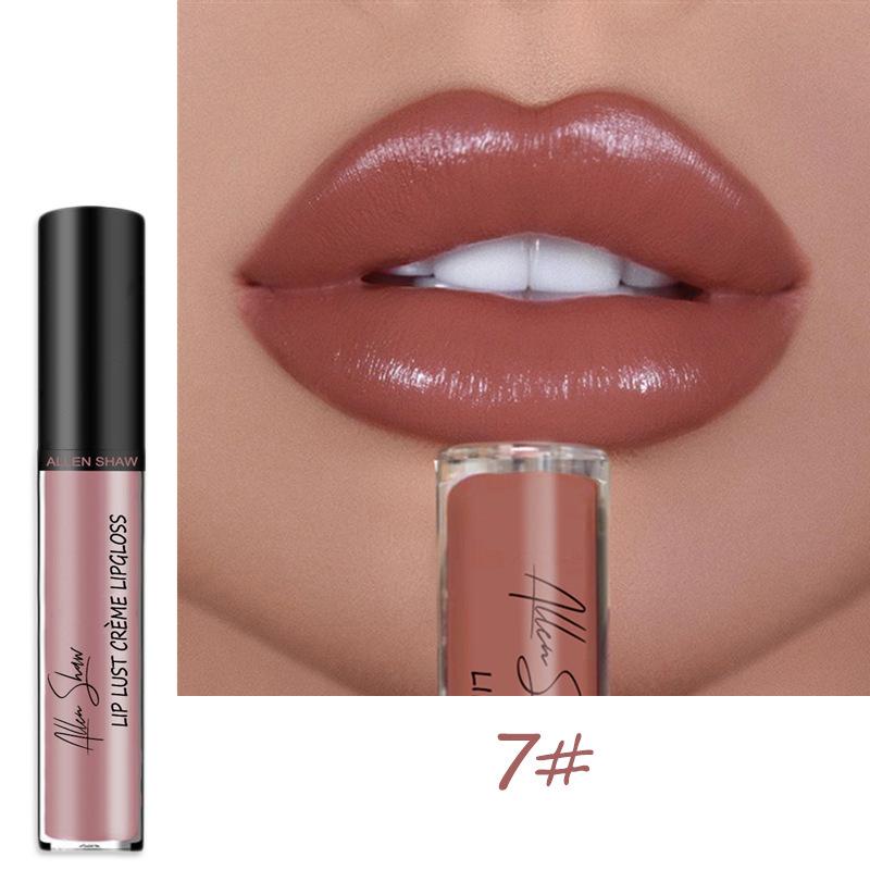 LS02 Lipstick Lip Glaze Allen Shaw Creme Cream Lip Gloss European and American Beauty