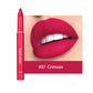 LS06 Not Easy to Fade No Stain on Cup Lipstick Pen Matte Lip Liner Dual-Use Lipstick