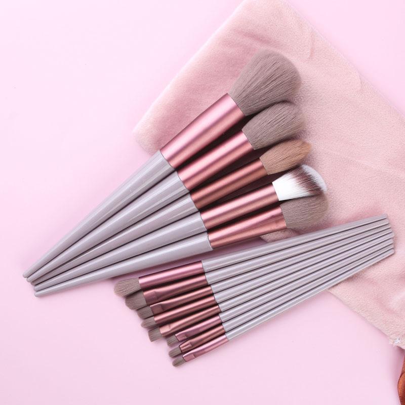 Morandi New 13 Makeup Brushes Set Eye Brush Concealer Brush Blush Loose Powder Brush Eye Shadow Brush