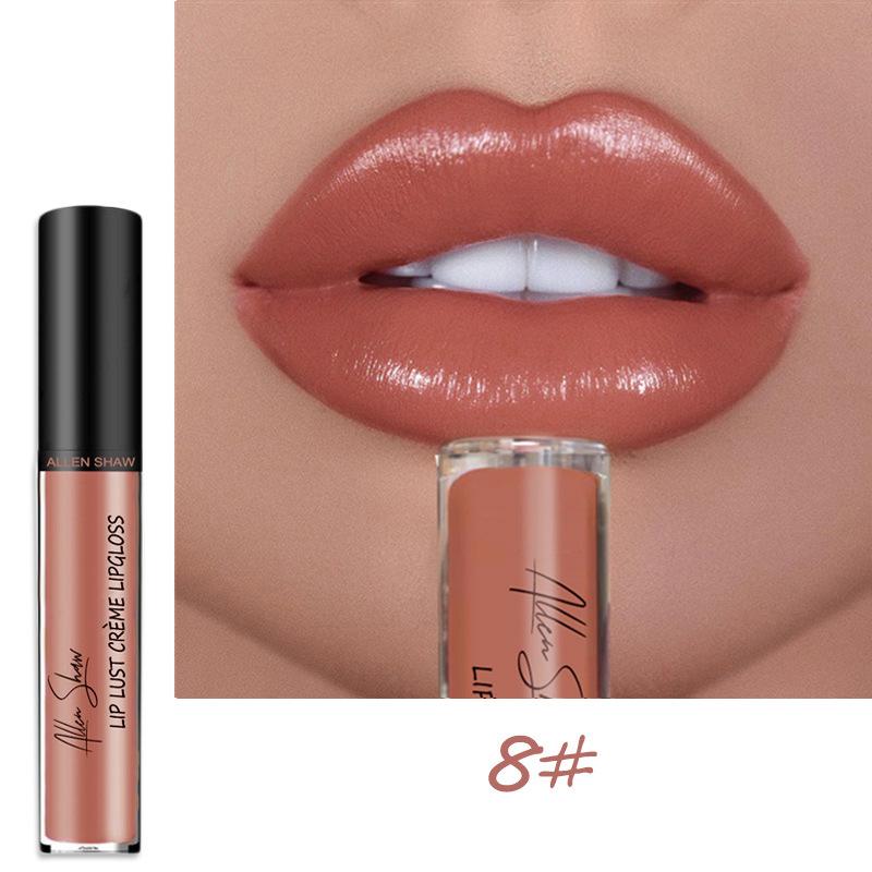 LS02 Lipstick Lip Glaze Allen Shaw Creme Cream Lip Gloss European and American Beauty