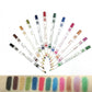 EL07  12 Color Mousse Eye Shadow Glue Pen Eyebrow Pencil Eyeliner Lip Liner Highlight Stick Set