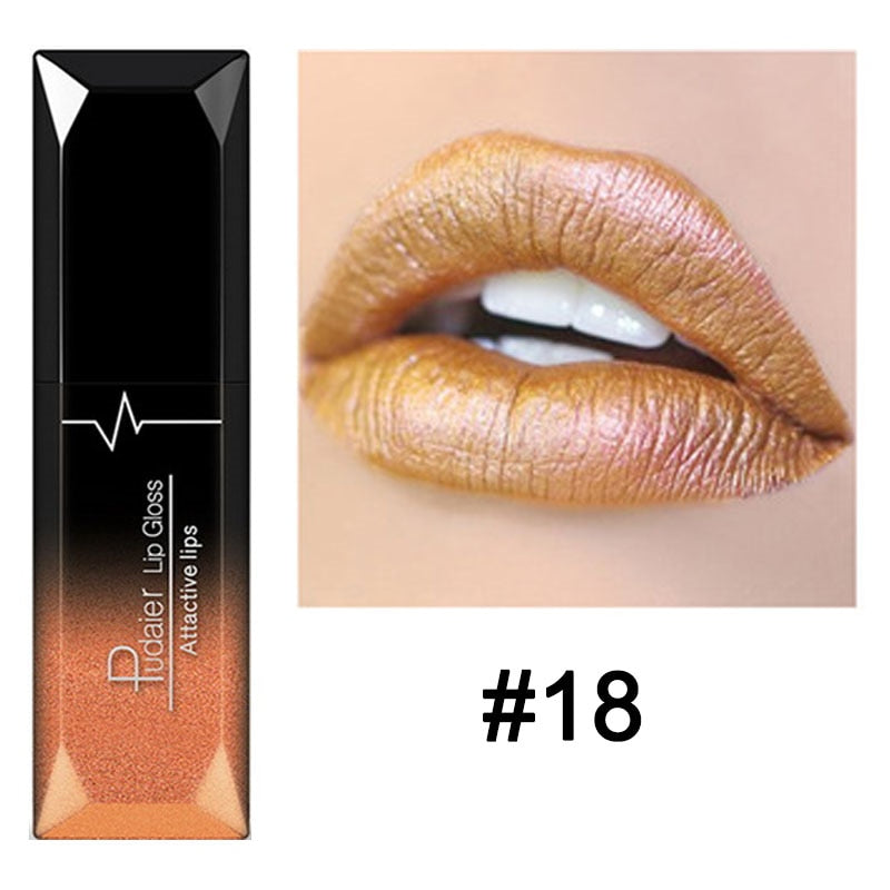 Waterproof Nude Matte Velvet Glossy Lip Gloss 21 Colors Women Fashion