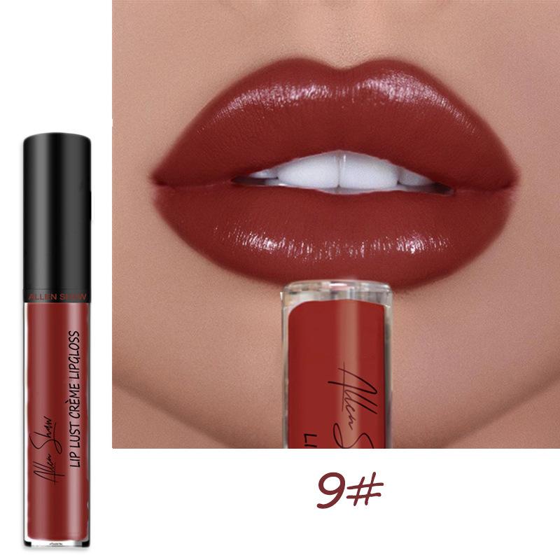 LS02 Lipstick Lip Glaze Allen Shaw Creme Cream Lip Gloss European and American Beauty