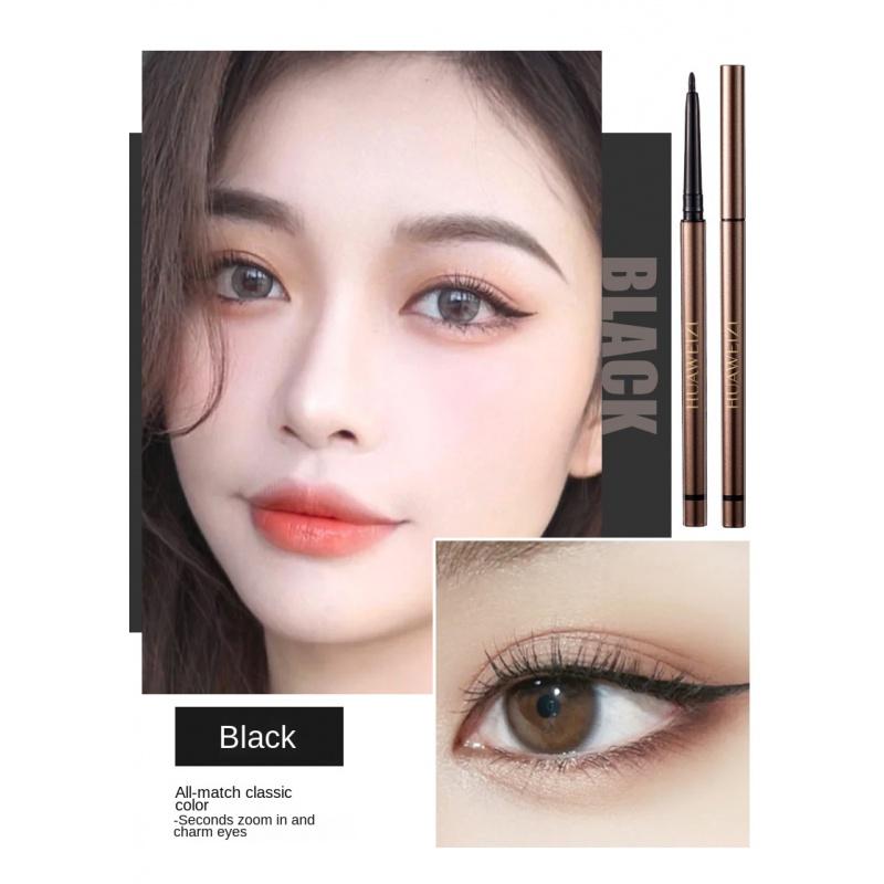 EL04 Eyeliner Cool Black and Quick Dry Not Smudge Smear-Proof Makeup Waterproof Black Long Lasting Eyeliner