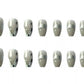 85 Cold Gray Gradient Color Wear Armor Longa Butterfly Jelly Glue Nail Tips Marbling Nail Shaped Piece