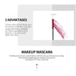 MS02 Makeup Color Mascara Thick Curl Not Easy to Smudge