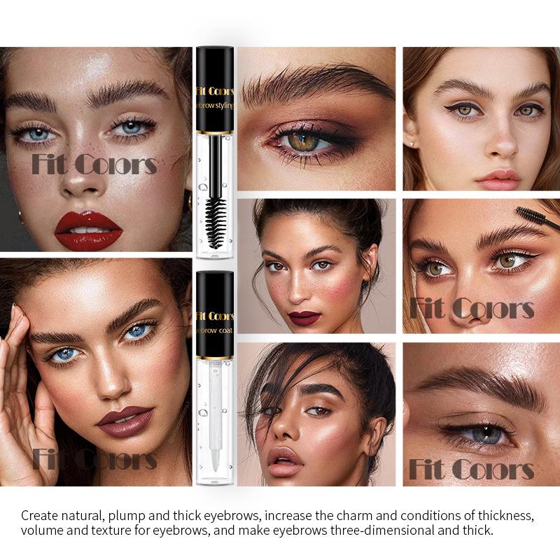 Eyebrow Coat Artifact Waterproof Sweat-Proof Eyebrow Shaping Liquid Shaping Long-Lasting Wild Eyebrow Styling Liquid Gel