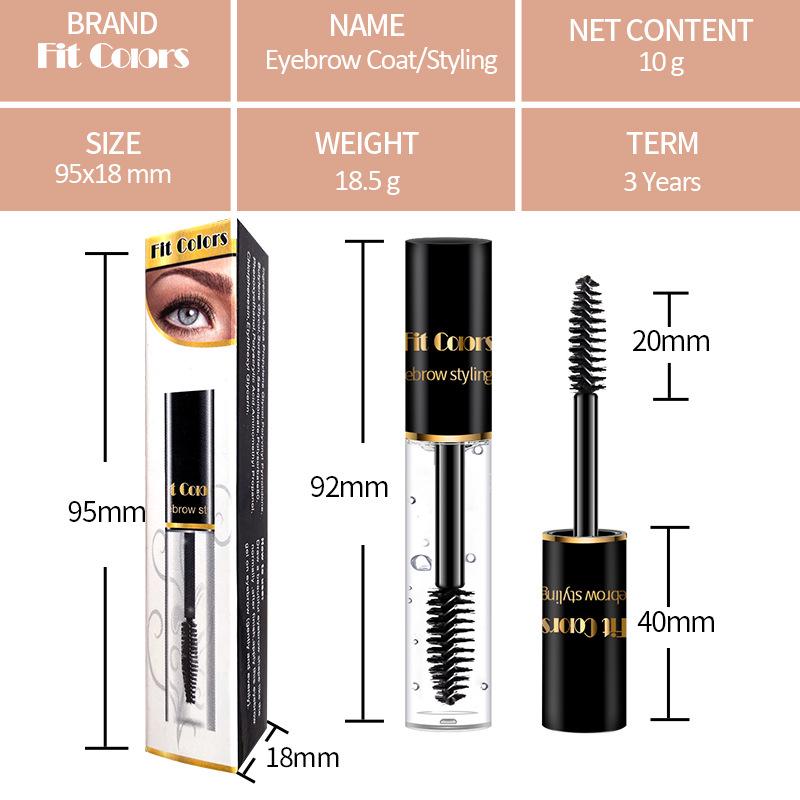 Eyebrow Coat Artifact Waterproof Sweat-Proof Eyebrow Shaping Liquid Shaping Long-Lasting Wild Eyebrow Styling Liquid Gel