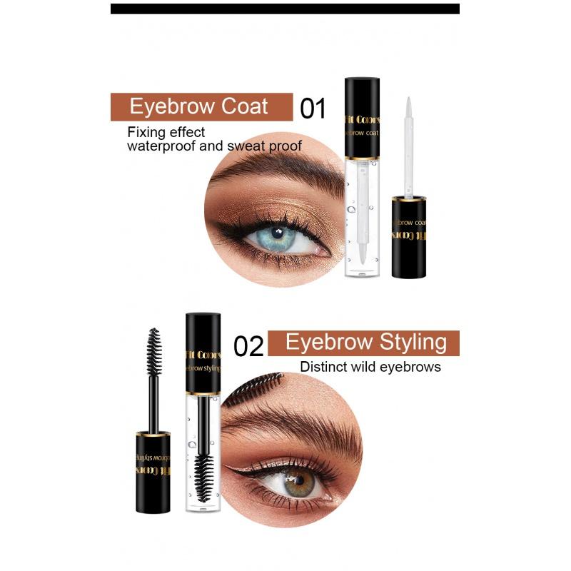 Eyebrow Coat Artifact Waterproof Sweat-Proof Eyebrow Shaping Liquid Shaping Long-Lasting Wild Eyebrow Styling Liquid Gel