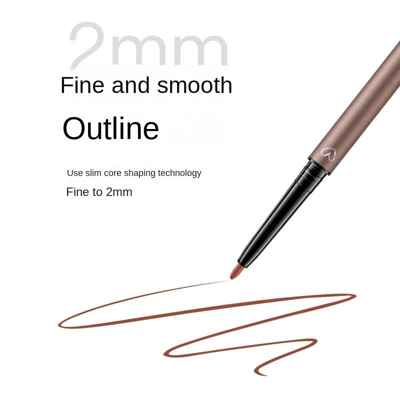 EL13 Eyeliner Spinning Fine Brown Not Easy to Smudge Eyebrow and Eye Dual-Use Makeup Eyeliner Beginner