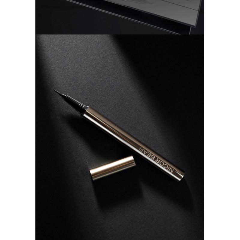 Ec2be Eyeliner Waterproof and Oil-Proof Not Smudge Liquid Eyeliner Long-Lasting Quick-Drying Gold Tube Liquid Eyeliner