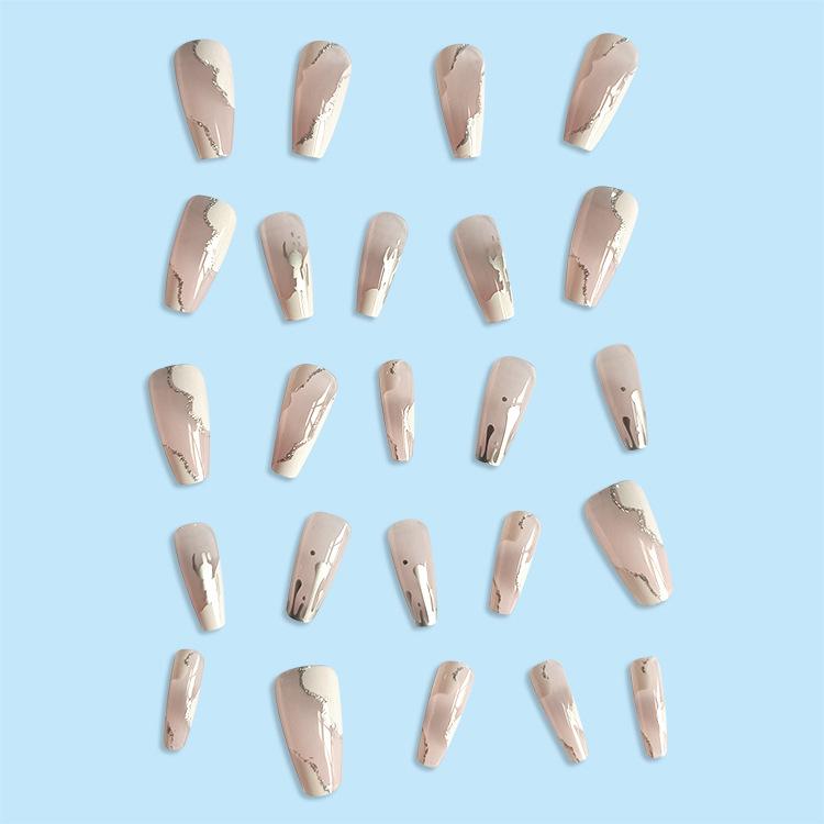 87 French Detachable Speed Nail Tip Patch Wear Nail Pure Desire Fake Nail Patch Jelly Glue Nail Tips