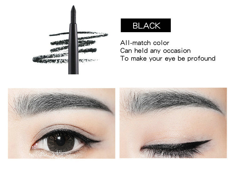 EL03 Hot Automatic Waterproof Inner Eyeliner Eyeliner Crouching Silkworm Eye Shadow Eyebrow Pencil Cosmetic Brush Eyeliner