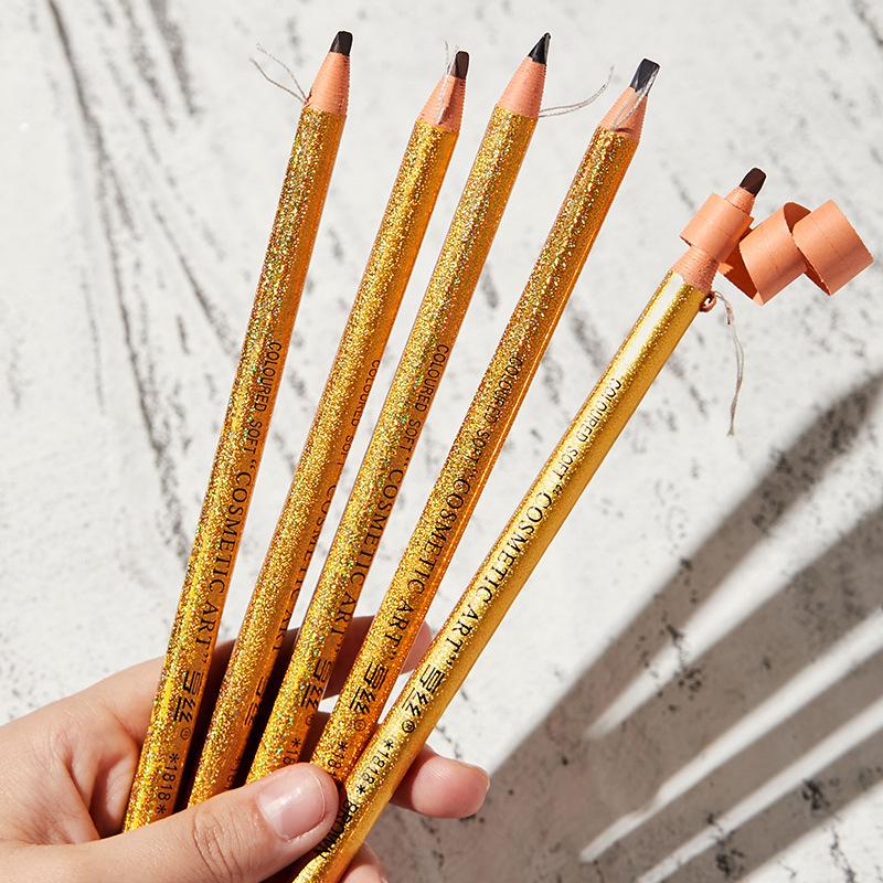 EB06 New Laser Line Drawing Eyebrow Pencil Waterproof Sweat-Proof Long Lasting and Does Not Fade Easy to Draw Makeup for Beginners