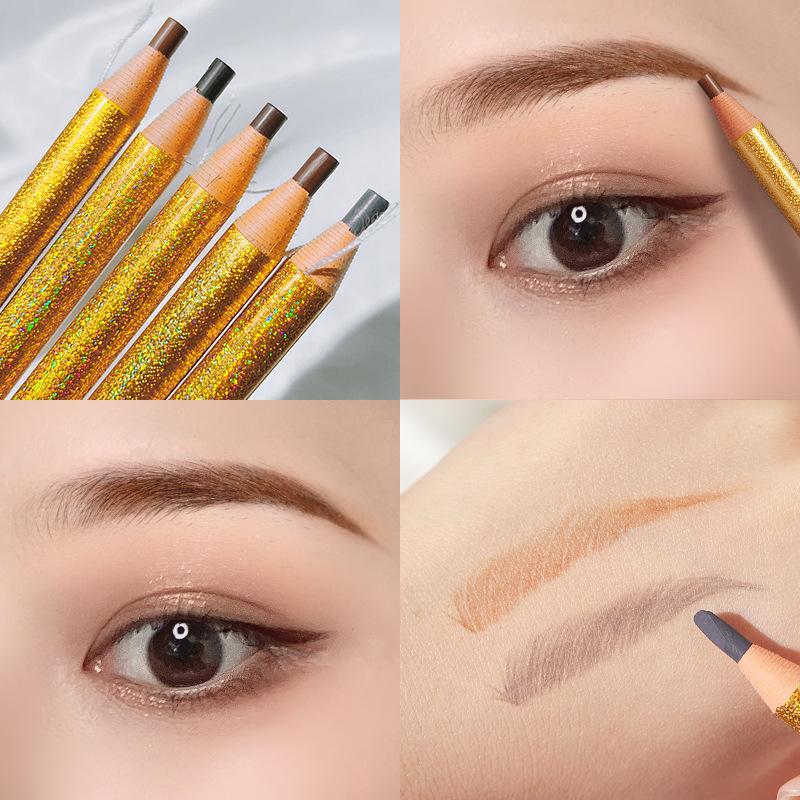 EB06 New Laser Line Drawing Eyebrow Pencil Waterproof Sweat-Proof Long Lasting and Does Not Fade Easy to Draw Makeup for Beginners