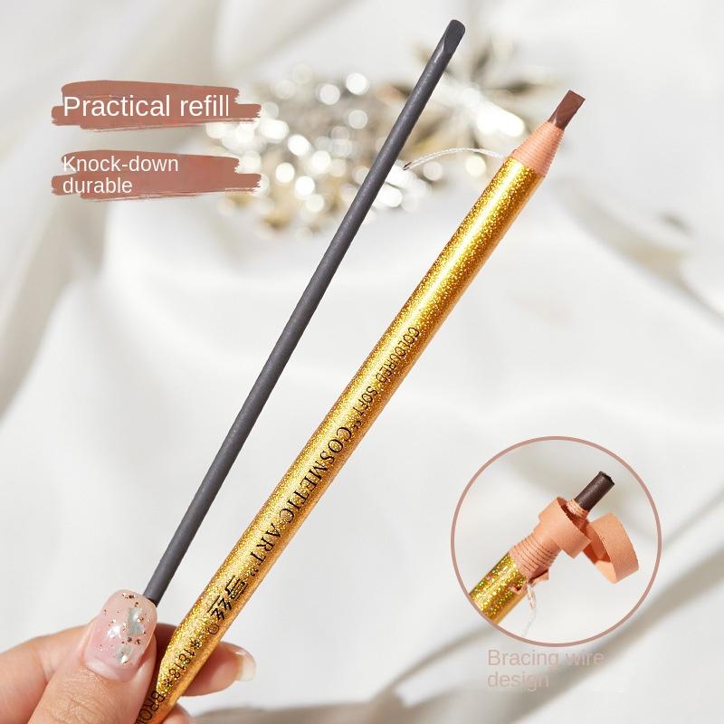 EB06 New Laser Line Drawing Eyebrow Pencil Waterproof Sweat-Proof Long Lasting and Does Not Fade Easy to Draw Makeup for Beginners