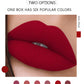 LS05 No Stain on Cup Liquid Lipstick 6 PCs Lip Gloss Lip Glaze Set