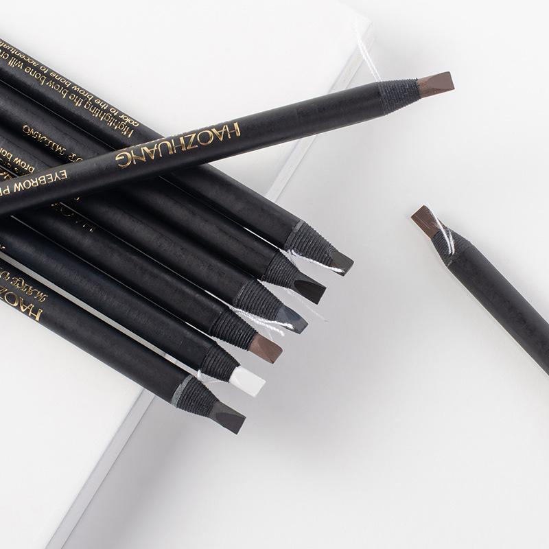 Eb05 Machete Hard Core Cable Mist Eyebrow Pencil Waterproof Sweat-Proof Natural Long Lasting Not Smudge Non-Marking Makeup Artist Special