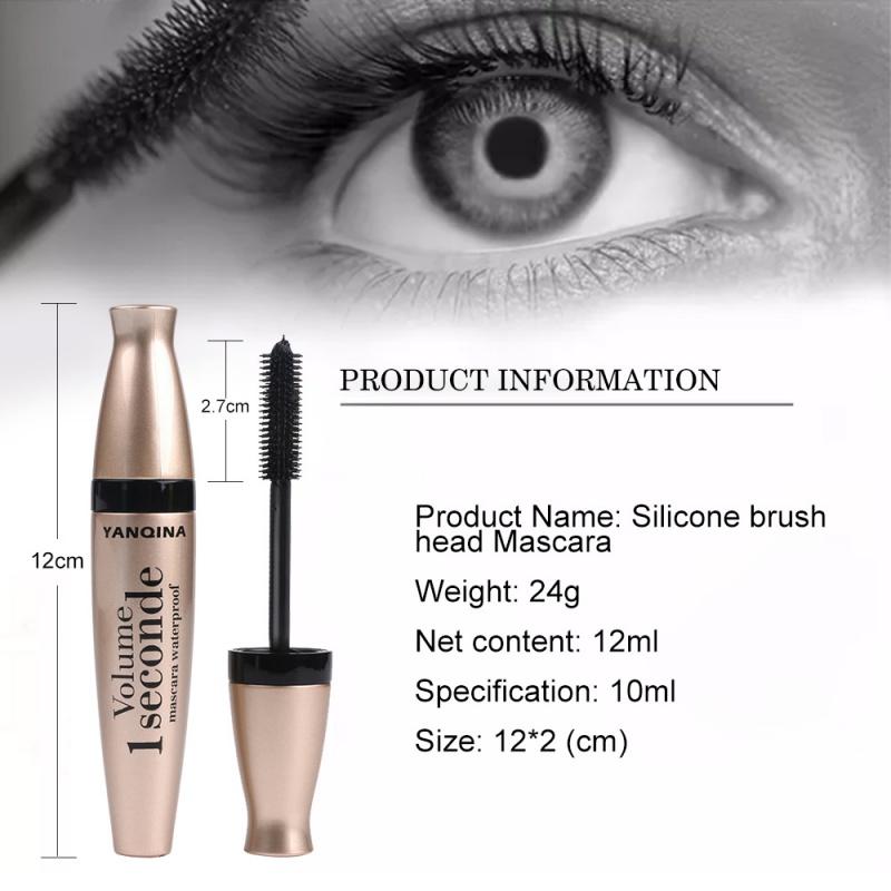 Ms03 Mascara Silicone Bruch Head Thick Curl Square Water Makeup