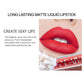 LS04 Matte Liquid Lipstick Matte No Stain on Cup Lip Gloss Lip Glaze