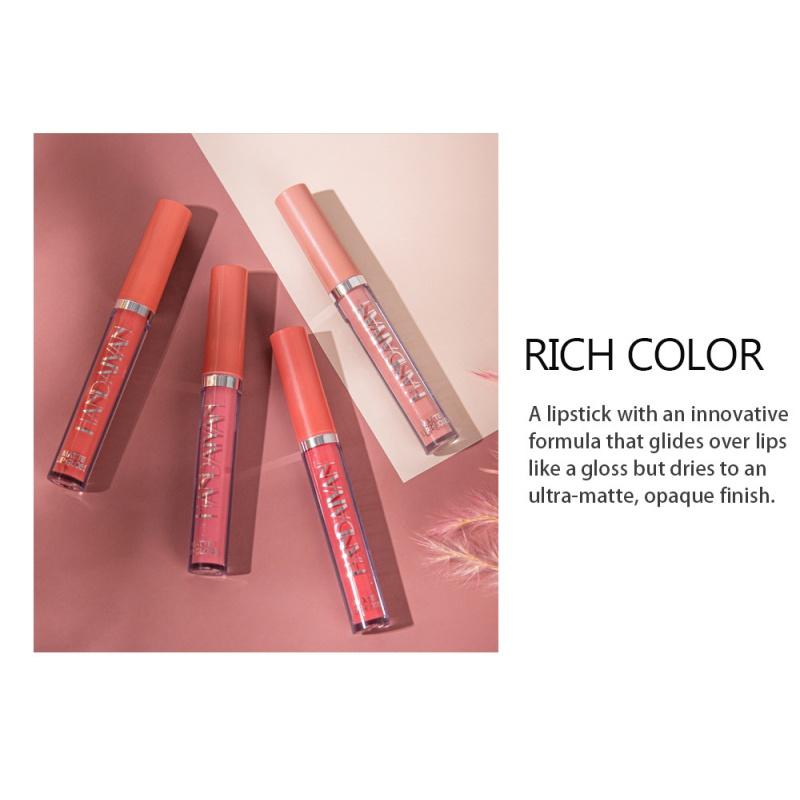 LS04 Matte Liquid Lipstick Matte No Stain on Cup Lip Gloss Lip Glaze