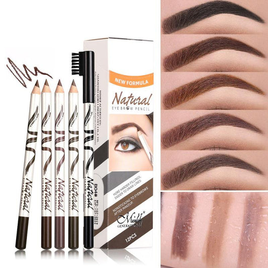 Eb03 Menow Miele P135 Eyebrow Pencil Fine Eyebrow Five Colors Distinct Look Makeup