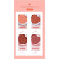 BL05 Rouge Blusher Plate Nude Makeup Repair Monochrome Beginner Female Monochrome Heart Blush