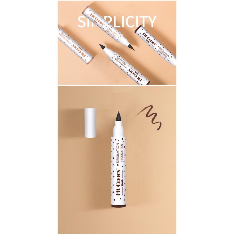 Natural Simulation Freckle Pen Color Rendering Waterproof Sweat-Proof Smear-Proof Makeup Freckle Pen