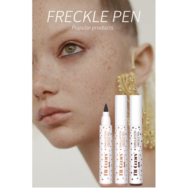 Natural Simulation Freckle Pen Color Rendering Waterproof Sweat-Proof Smear-Proof Makeup Freckle Pen