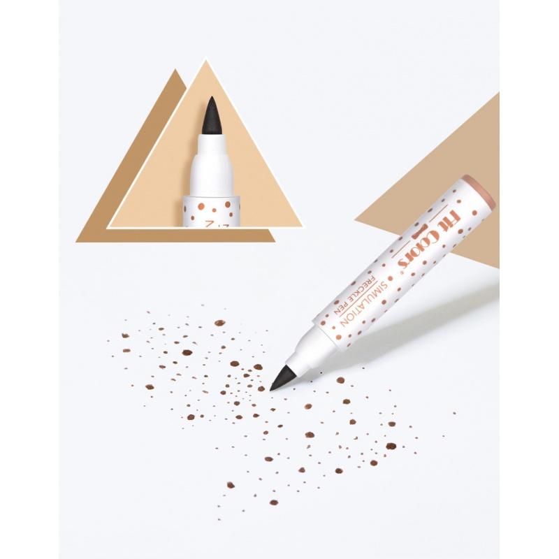 Natural Simulation Freckle Pen Color Rendering Waterproof Sweat-Proof Smear-Proof Makeup Freckle Pen