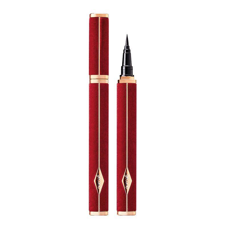 EL08 New Year Red Velvet Eyeliner Waterproof Sweat-Proof Long Lasting Non Smudge Quick-Drying Liquid Eyeliner Brush Head