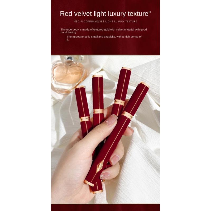 EL08 New Year Red Velvet Eyeliner Waterproof Sweat-Proof Long Lasting Non Smudge Quick-Drying Liquid Eyeliner Brush Head