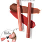 LS06 Not Easy to Fade No Stain on Cup Lipstick Pen Matte Lip Liner Dual-Use Lipstick