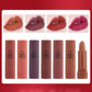 LS01 Pumpkin Color Matte Lipstick Matte Color Portable Six Pack Hard Box Beauty Makeup