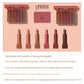 LS01 Pumpkin Color Matte Lipstick Matte Color Portable Six Pack Hard Box Beauty Makeup