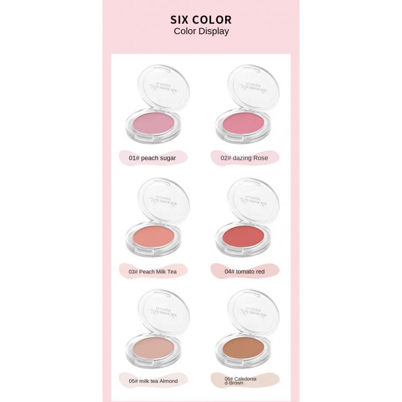 BL04 Rouge Blusher Plate Nude Makeup Repair Monochrome Beginner Female Monochrome Blushndomly Sent Cannot Be Specified