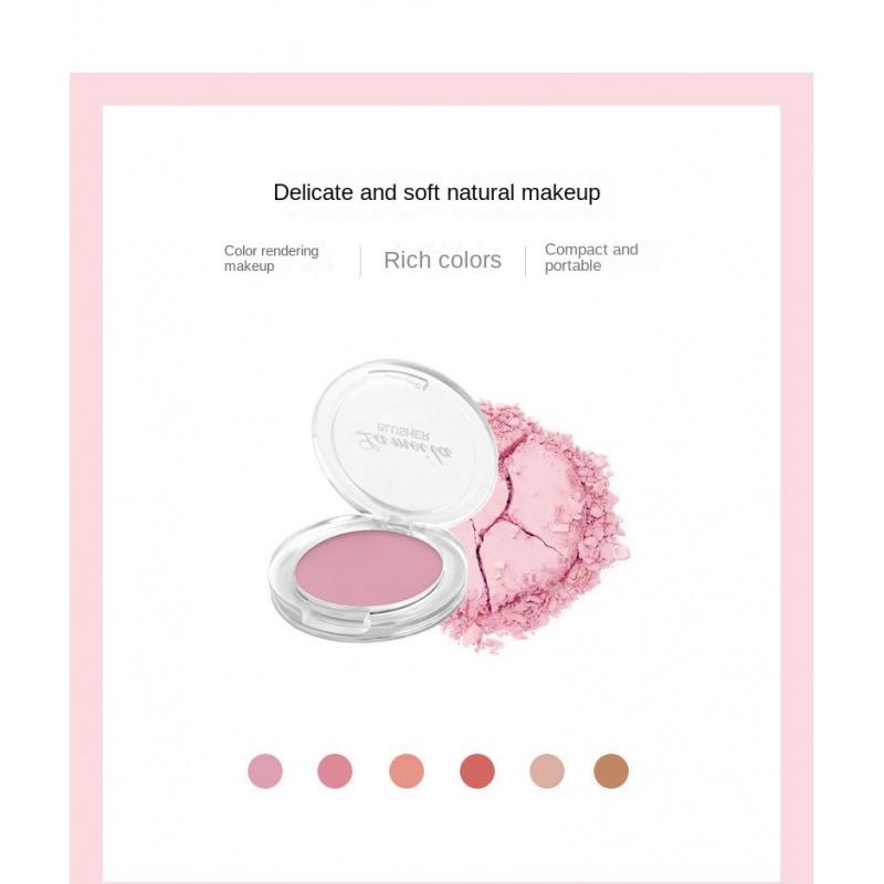 BL04 Rouge Blusher Plate Nude Makeup Repair Monochrome Beginner Female Monochrome Blushndomly Sent Cannot Be Specified