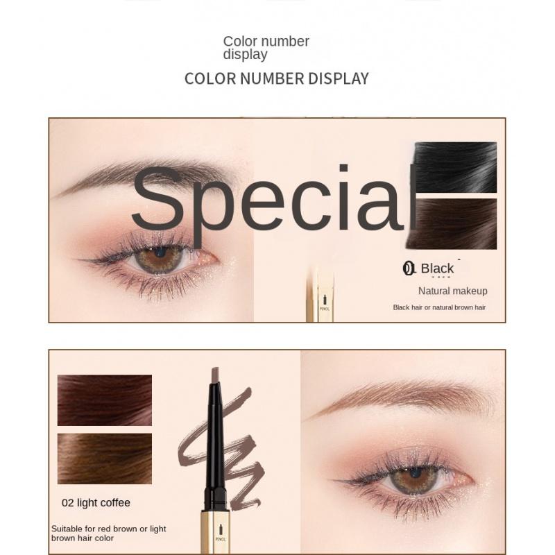 EB07 Small Gold Chopsticks Eyebrow Pencil Girls Double Head Extremely Thin Beginner Thrush Beauty Makeup Gold Bar Makeup