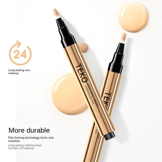 ECP01Soft Hair Brush Concealer Pen Cover Dark Circles Acne Spots Naturally-Brightening the Skin Nude Makeup Face Concealer