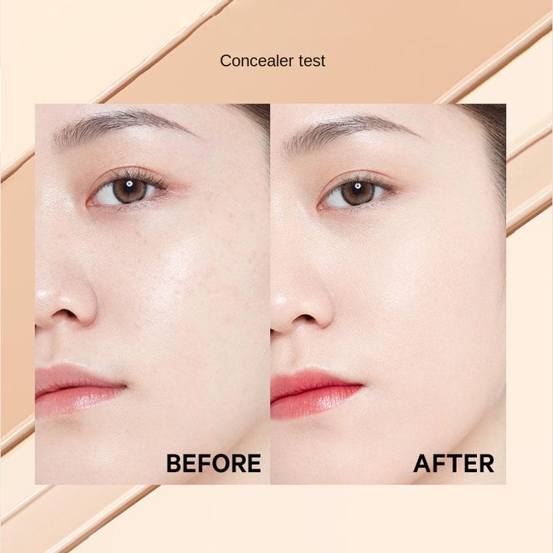 ECP01Soft Hair Brush Concealer Pen Cover Dark Circles Acne Spots Naturally-Brightening the Skin Nude Makeup Face Concealer
