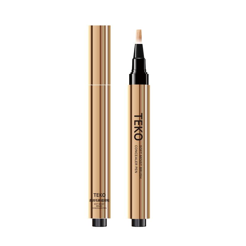 ECP01Soft Hair Brush Concealer Pen Cover Dark Circles Acne Spots Naturally-Brightening the Skin Nude Makeup Face Concealer