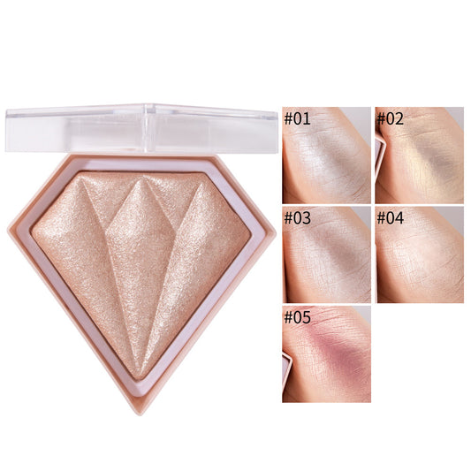 HL02 Brightening Skin Color Repair Glitter Nose Shadow Modification Three-Dimensional Brightening Diamond Highlight Powder