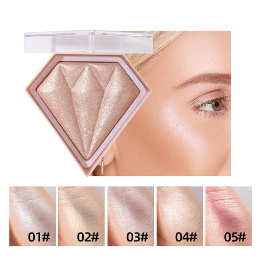 HL02 Brightening Skin Color Repair Glitter Nose Shadow Modification Three-Dimensional Brightening Diamond Highlight Powder