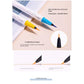 EL14 Eyeliner Not Smudge Ultra-Fine Waterproof Long-Lasting Brown White Color Liquid Eyeliner