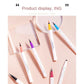 EL14 Eyeliner Not Smudge Ultra-Fine Waterproof Long-Lasting Brown White Color Liquid Eyeliner