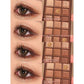 Es04 Chocolate Nine Colors Eye Shadow Plate Thin and Glittering Pearlescent Daily Earth Color Niche Crouching Silkworm Brightening New