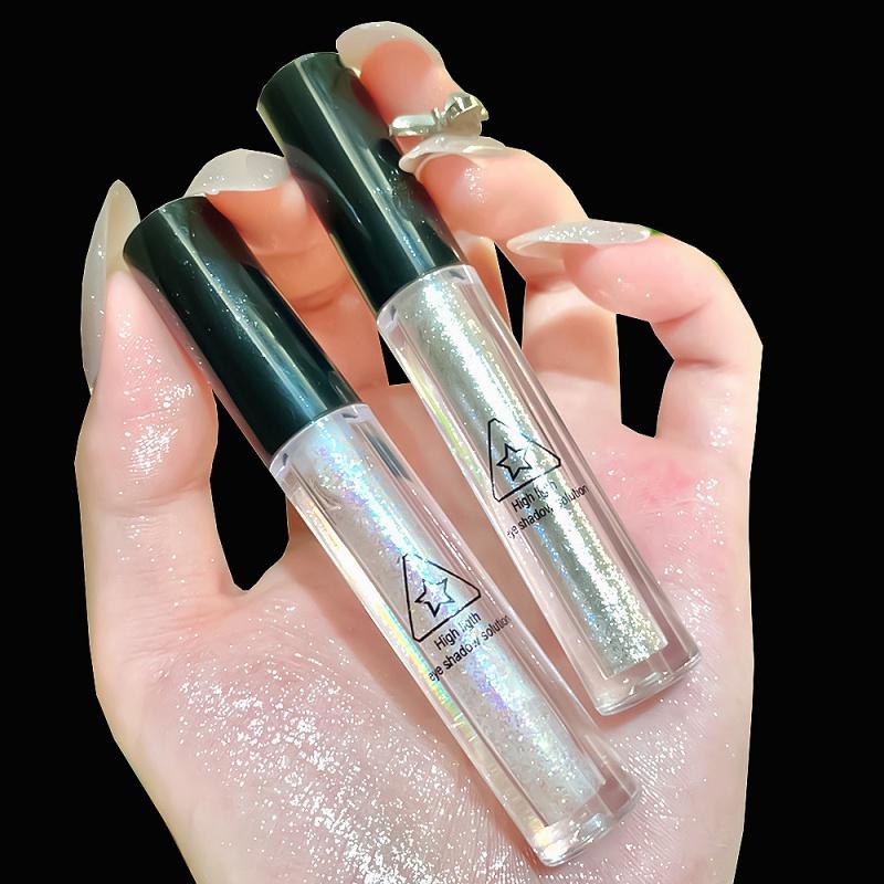 ES08 a Drop of Tears Liquid Eye Shadow Shiny Crystal Shimmer Sequins Eye Shadow Pen Brightening Monochrome Liquid Eye Shadow Face Lift Cream