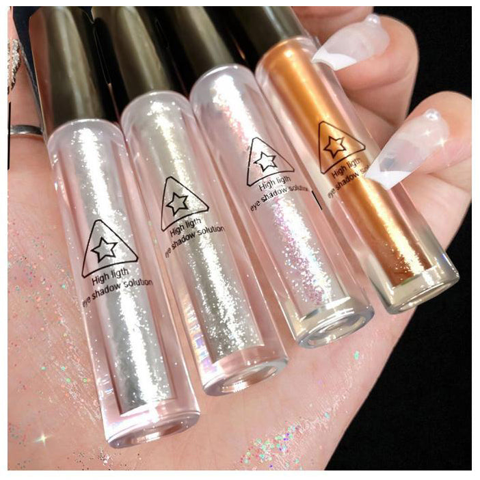 ES08 a Drop of Tears Liquid Eye Shadow Shiny Crystal Shimmer Sequins Eye Shadow Pen Brightening Monochrome Liquid Eye Shadow Face Lift Cream